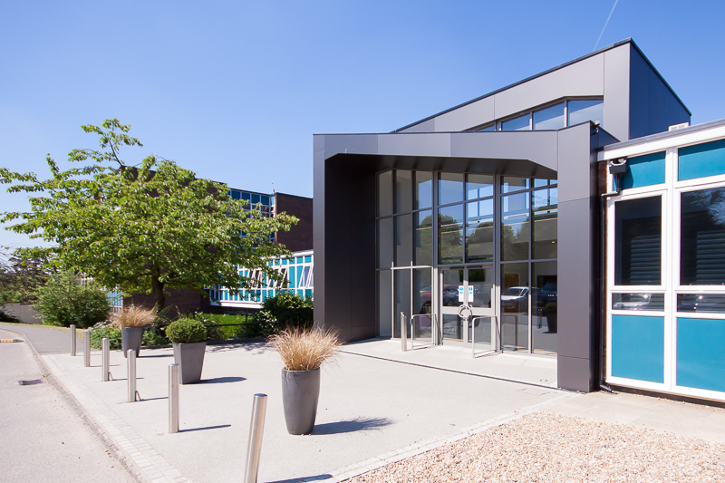 New Front Entrace - Beaconsfield High School - M+C